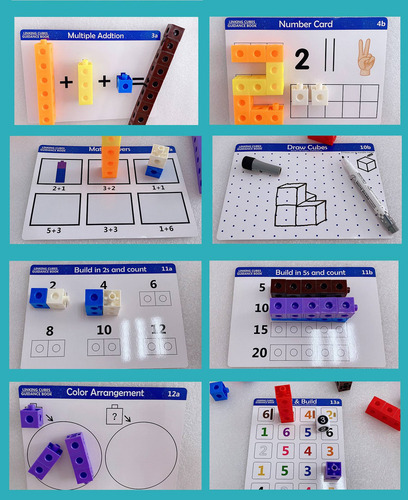 Juego De Actividades De Cubos Magic Mathlink De Numberblocks
