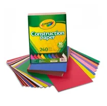 Comprar Papel De Construcción Crayola De 240 Hojas 10 Colores.