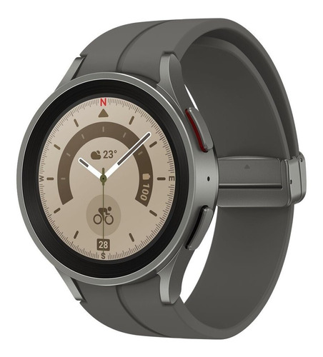 Relógio Digital Samsung Galaxy Watch5 Sm-r920 Bt 45mm Cinza