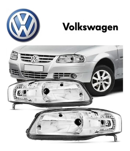 Juego Opticas Vw Gol Power 2006 2007 2008 2009 2010 Orig Ft