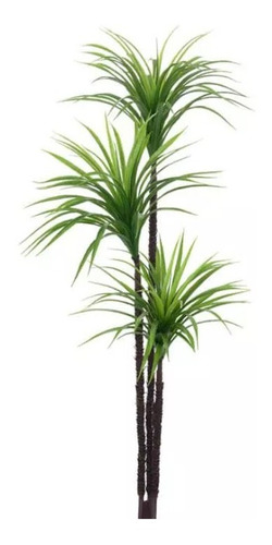 Planta Artificial Para Sala Árvore Yucca 1,50m 3 Folhas 