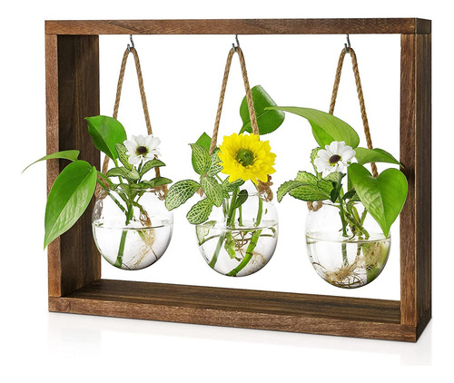 Florero De Vidrio Para Flores Para Mesa De Comedor Baño