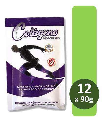 Pack 12 Colágeno Hidrolizado Complemento Nutricional Luc Ver