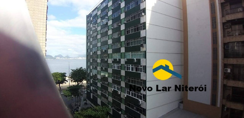Imagem 2 de 15 de Excelente Apartamento 2 Quartos, Frente E Vista Lateral Mar Com Vaga. - 332