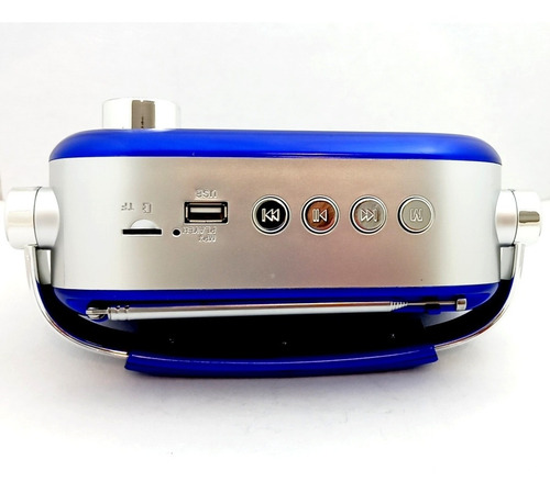 Imagen 4 de 8 de Radio Vintage Recargable Am Fm Bluetooth Usb Tf F&t Ft-951bt
