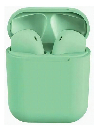 Auriculares inalámbricos Bluetooth Inpods12 5.0 Macaron Color Green