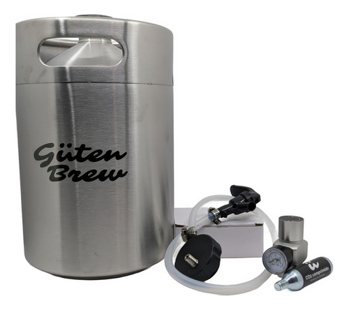 Keg 5lt Con Dispensador Flexible Y Co2 | Portátil | Camping