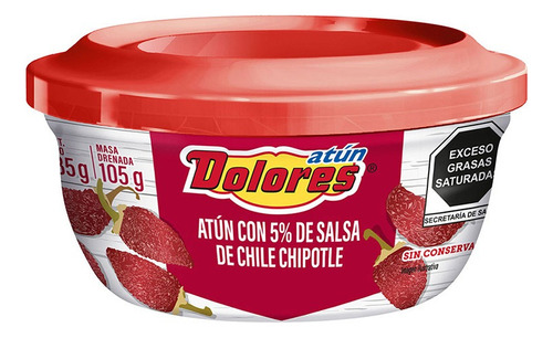 5 Pzs Dolores Atun Con Chipotle 135