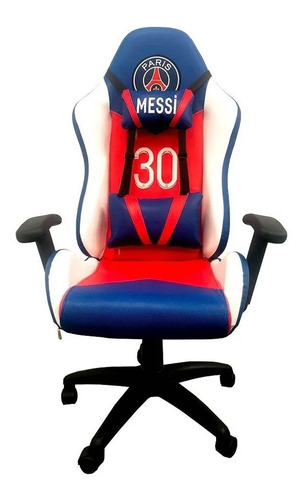 Imagen 2 de 10 de Silla Gamer Pc Sillón Gaming Oficina Messi Psg
