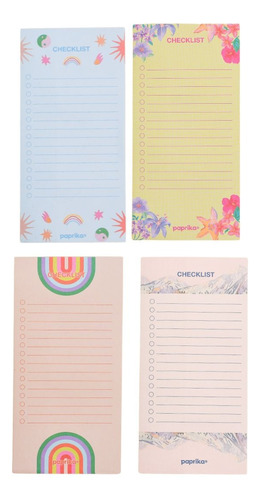 Notas Adhesivas Con Diseño Tipo Post It-checklist-to Do List