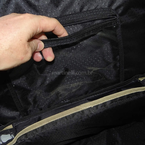 Imagem 8 de 8 de Bolsa De Pesca Martinelli Pro-team G Cor Bege + Estojo Isca
