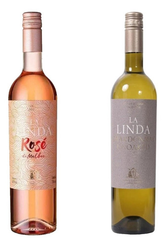 Vino La Linda Rose 750ml + Vino La Linda Chardonnay 750ml