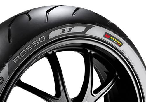 Cubierta delantero para moto Pirelli Supersport Diablo Rosso II sin cámara de 120/70 ZR17 W 58 x 1 unidad