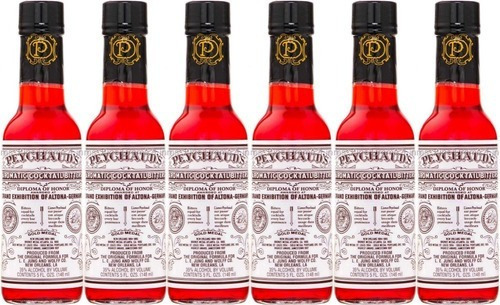 Kit C/6 Peychaud's Aromatic Cocktail Bitters 148ml Angostura