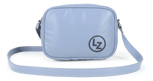 Bolsa Crossbody Para Mujer Lucentzza Clásica Diseño Liso Color Azul