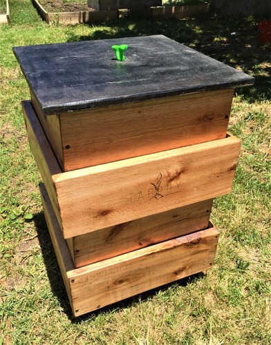 Compostera Tarpuy Ichik 70 L Madera Int/jardín Redcompostaje