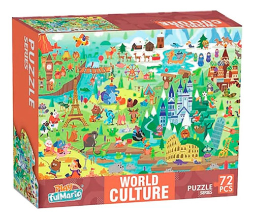 Puzzle Rompecabezas Cultura Mundial 60x90 72pz Ft840 Cresko