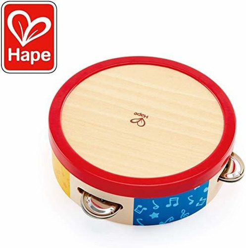 Hape Tap-a Lo Largo De La Pandereta | Madera Pandereta Tambo