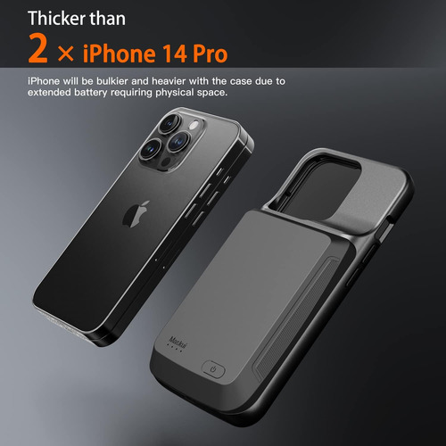 Funda De Batería Para iPhone 14 Pro 14 13 Pro 13 Mah, Funda