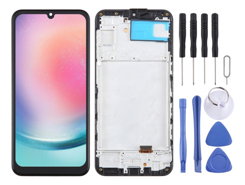 Pantalla Lcd Con Marco Para Samsung Galaxy A24 Sm-a245f De 6