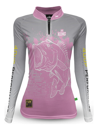 Remera Camiseta Femenina Prot Solar Uv50 + Bolsa Multiuso 