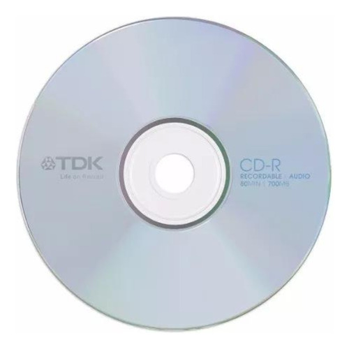 10 Unidades Cd Tdk Cd-r 700mb 80min Cd-r 48x