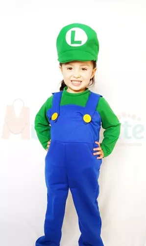 Disfraz Luigi Niño Disfraces Mario Bross Nintendo Videojuego | BabyCute &