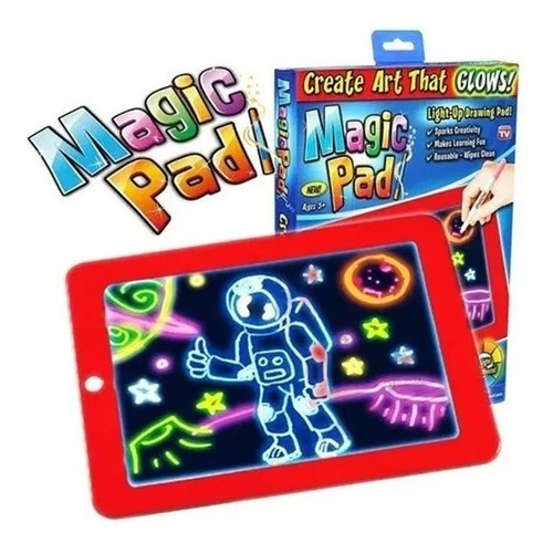 Tableta De Dibujo Con Luz Led Magic Pad