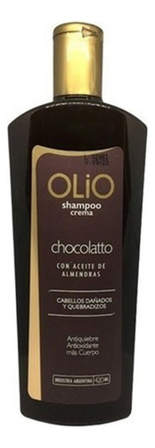 Shampoo Chocolatto Con Aceite De Almendras Olio X 420ml