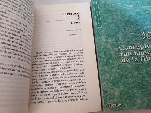 Libro. Conceptos Fundamentales De La Filosofía. Ferber. +1 (Usado)