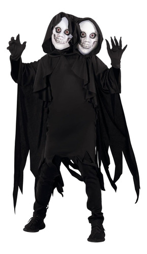 Disfraz Morph Grim Reaper Para Niños, Disfraz De Necrófago B