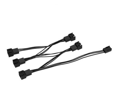 Splitter Pwm 1x5 Coolers Pwm 3-4 Pines Cable Negro Mother