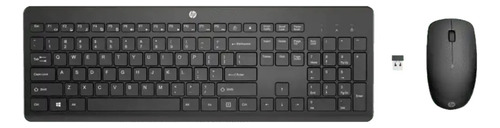 Teclado Y Mouse Inalámbrico Hp 230 Español, Negro