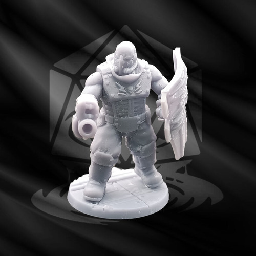 Juggernaut  (1 Mini) Resina 3d. Rol-juegos De Mesa 