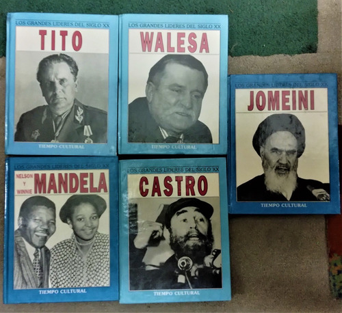 Los Grandes Líderes Del Siglo Xx - Tiempo Cultural 17 Libros (Usado)