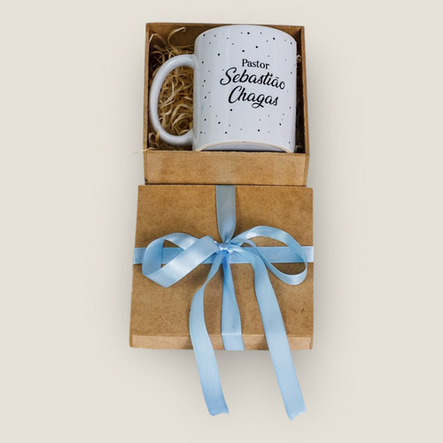 Convite Casamento Pastor Caneca Personalizada Com Caixa Mdf