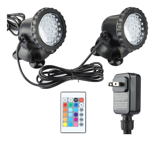 Luz Led Para Piscina Que Cambia Color Sumergibl Ip68 Navidad