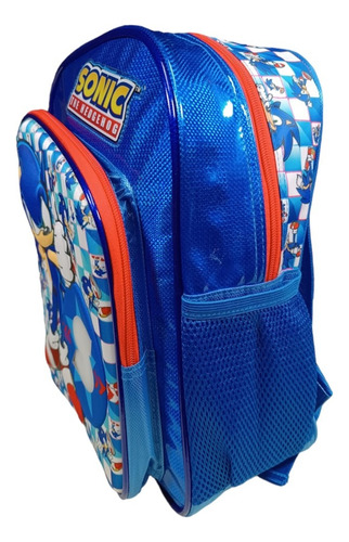 Mochila Sonic Kinder Backpack 178652 Color Azul