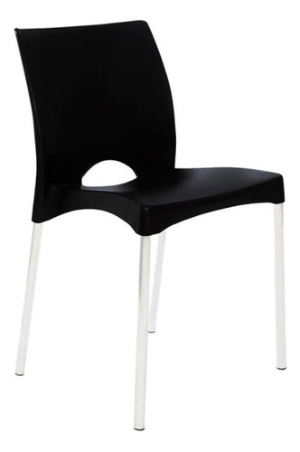 Silla Boston- Interior O Exterior - Resina - Pvc - Color Blanco, Negro