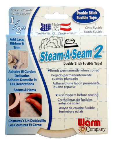 Company Steam-a-seam 2 Cinta Fusible Doble Stick 1 X 20