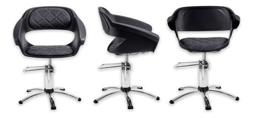 Silla De Corte Primma Hidráulica Stand Texas Negro - Dompel