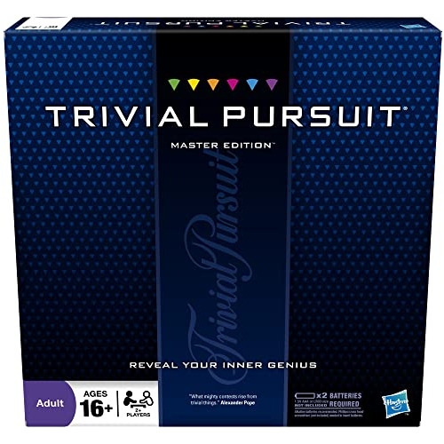 Hasbro Gaming Trivial Pursuit Master Edition Trivia Game, Bo