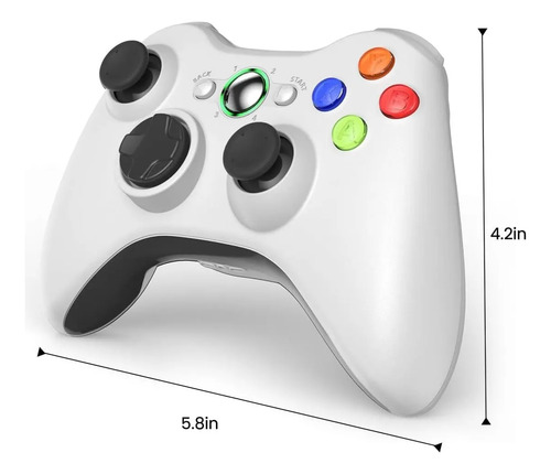 Control Inalámbrico 2.4g Para Xbox 360 Y Pc Windows Gamepad
