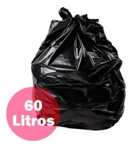 Comprar Kit De 100 Sacos De Lixo 60l - Ideal Para Resíduos Pesados