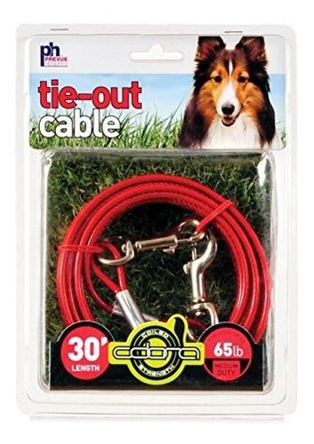 Prevue Mascota Productos 2121 Mediumduty 30 Cable De Amarre