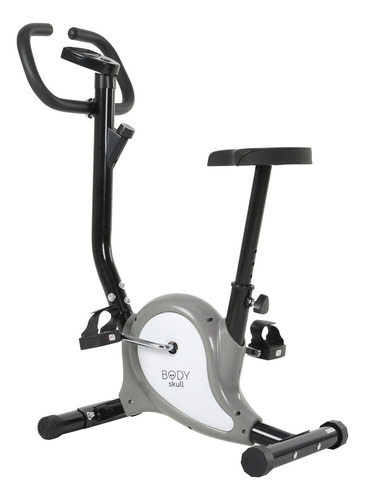 Bicicleta Fija Body Skull Tradicional Apta Usuarios 120 Kg - Gris 4002-a