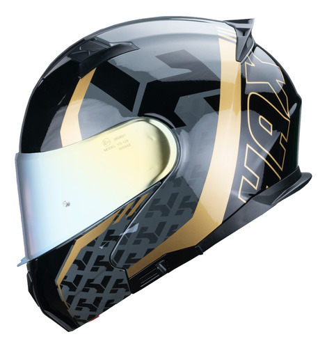 Hax Helmets. Casco Moto Abatible Dot + Ece 06. Amatista Wind
