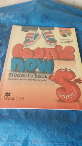 Libro Nuevo Macmillan Bounce Now Student Book Starter 
