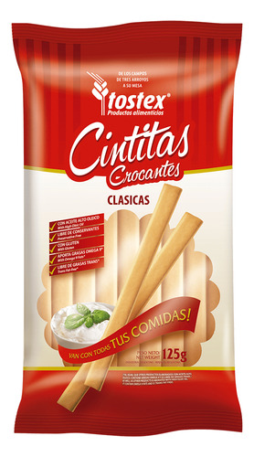 Pack X 6 Cintitas Tostex Clásico X 125 Grs.