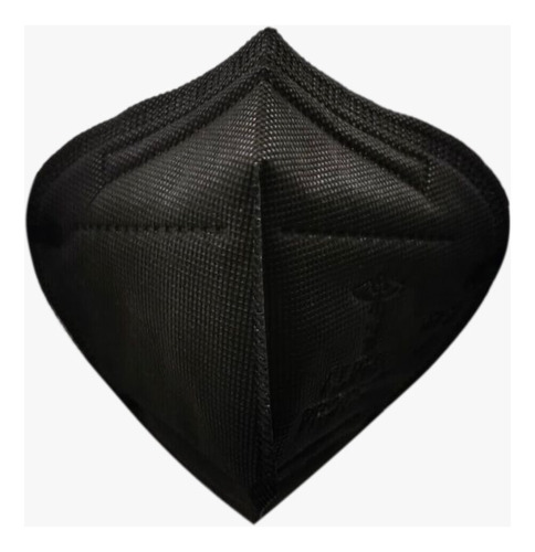 50 Pzs Cubrebocas-mascarillas-tapabocas Adulto N95 Color Negro Diseño De La Tela Polipropileno